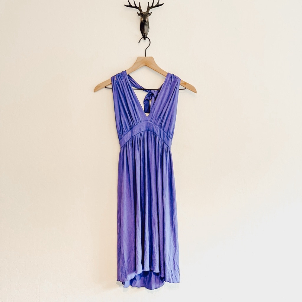 IODICE Women's Purple Sleeveless Midi Dress Size Small